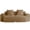 Camel, variant on DEALTOPS 78.7" Modern 2-Seater Velvet Boneless Cloud Sofa Couch, Modular Loveseat with 2 Pillows, Camel