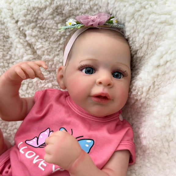 Realistic Reborn Baby Dolls - 23-inch Newborn Baby Dolls with Cloth Body Lifelike Adorable Reborn Baby Dolls Birthday Gift for Kids Age 3 