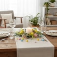 thumbnail image 4 of SIYTUAU Easter Candlestick Wreath With Easter Egg Vines Decorative Ring For Party Home Door Wall Holiday Decorations Plastic Rattan Base, 4 of 6