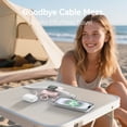 thumbnail image 4 of RORRY Portable Charger, 5000mAh Power Bank - Apple Watch Charger with Built-in Cables,Travel-Ready Portable Charger for iPhone 17/ 16/15/14 ,Android ,Apple Watch , Pink, 4 of 7