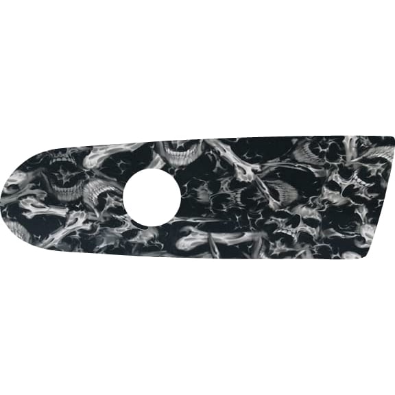 Smoked Skulls Air Cleaner Cover Insert by Kustom Cycle Parts. Replaces Stock Harley Davidson M8 / 107 Insert. Proudly Made in the USA