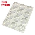 thumbnail image 1 of 12pcs Transparent Self Adhesive Door Stopper Rubber Damper Buffer Cabinet Bumpers Silicone Furniture Pads Cushion Protective Pad, 1 of 5
