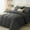 Dark Grey, variant on King Size Comforter Set - 7 Pieces Bed in a Bag King, Complete Bedding Sets Bed Set for All Season with Comforter, Flat Sheets, Fitted Sheet, Pillowcases & Shams Dark Grey