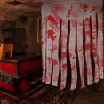 thumbnail image 5 of Bfogop Halloween Doorway Curtain- 65 x 39 Inch Decorations Door Curtain with Bloody Prints- Bloody Creepy Cloth for Halloween Party Haunted House Entrance Decoration, 5 of 6