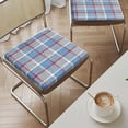 thumbnail image 4 of Cojines de asiento para Sillas de Oficina, Cojines de Silla de Comedor 40x40cm, Cojineta de Lino Desmontable Lavable con Correa Antideslizante, Cojinetes de Silla para Sillas de Comedor, 4 of 6