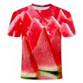 thumbnail image 1 of Chemise d'Été Imprimée 3d Melon D\'eau Hip Hop pour Hommes, Personnalité, Manches Courtes, Alternative à la Mode, Col Drôle, Grande Taille, Belle Chemise Deng, 1 of 7
