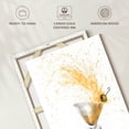 thumbnail image 6 of Elephant Stock Shaken Martini Wall Art - Vertical Canvas Wall Art - Living Room Wall Decor - Food And Drink Canvas - White And Yellow Decor By Ashvin Harrison - 20" x 30", 6 of 8