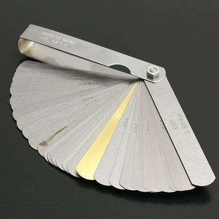Tappet Feeler Gauge 32 Blade Feeler Gauge Dual Reading Combination Feeler Gauges For Metric & SAE SPECIAL TODAY ! ()