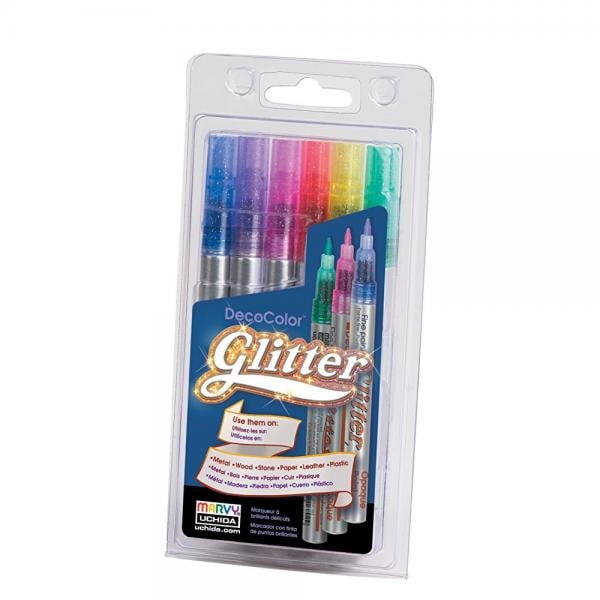 Deco Color™ Glitter Paint Marker Set