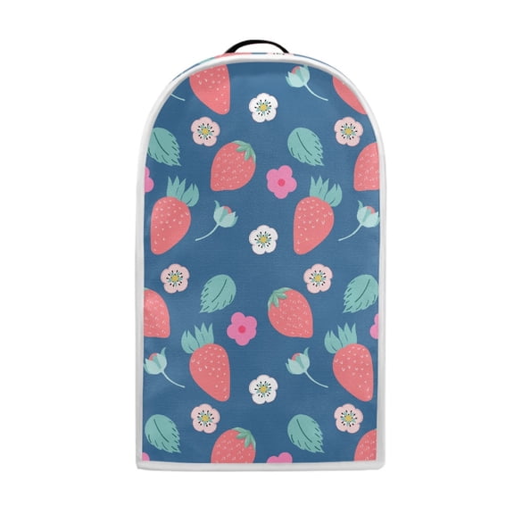 HELLHERO Strawberry Floral Pattern Machine Washable 15.94"H x 9.45"L x 7.28"W Blender Cover AntiSlip Hand Strap Protective Case for Home Kitchen