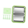 thumbnail image 2 of Siruishop Ice Cream Maker DIY Household Easy to Clean Multifunction Instant Cold Plate Green With Lid, 2 of 8