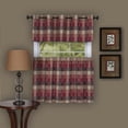 thumbnail image 2 of Traditional Elegance Yale - Window Curtain Tier Pair - 57x24 Burgundy, 2 of 2