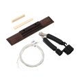 thumbnail image 1 of FashionCha Classic Guitar Bridge Set with Saddle And Nut, Accessories for Stringed Instruments, Professional Replacement Parts for Wooden Bridges Included, 1 of 8