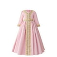 thumbnail image 2 of Cowsor Muslim Girls' Embroidered Princess Dress – Long Sleeve, with Bag (4-8Y), 2 of 7