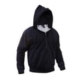 thumbnail image 3 of Rothco Thermal Lined Hooded Sweatshirt,Navy Blue,X-Large, 3 of 3