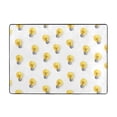thumbnail image 7 of Area Rugs For Living Room Decor - Light Bulb Print white Soft Anti Slip Throw Washable Rugs 5x7 For Bedroom, Indoor Carpet For Bedroom Living Room 80x58In, 7 of 7