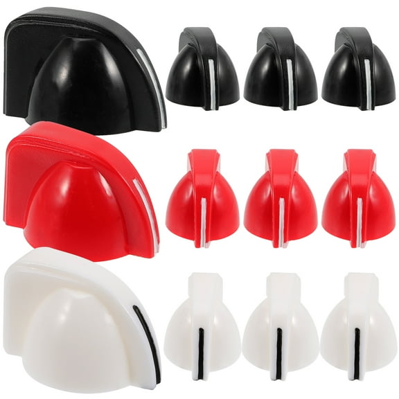 UPGRATOR Chicken-Head Knobs Red 12Pcs 0.9Inch Replacement Parts