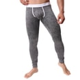 thumbnail image 3 of Clearance Mens Underwear Bottom Thermal Lightweight Pant Baselayer Legging Pant Soft Warm Pants Warm Underwear Bottom, 3 of 5