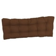 thumbnail image 2 of 46-inch by 19-inch Tufted Solid Twill Bench Cushion Brown-Color, 2 of 2