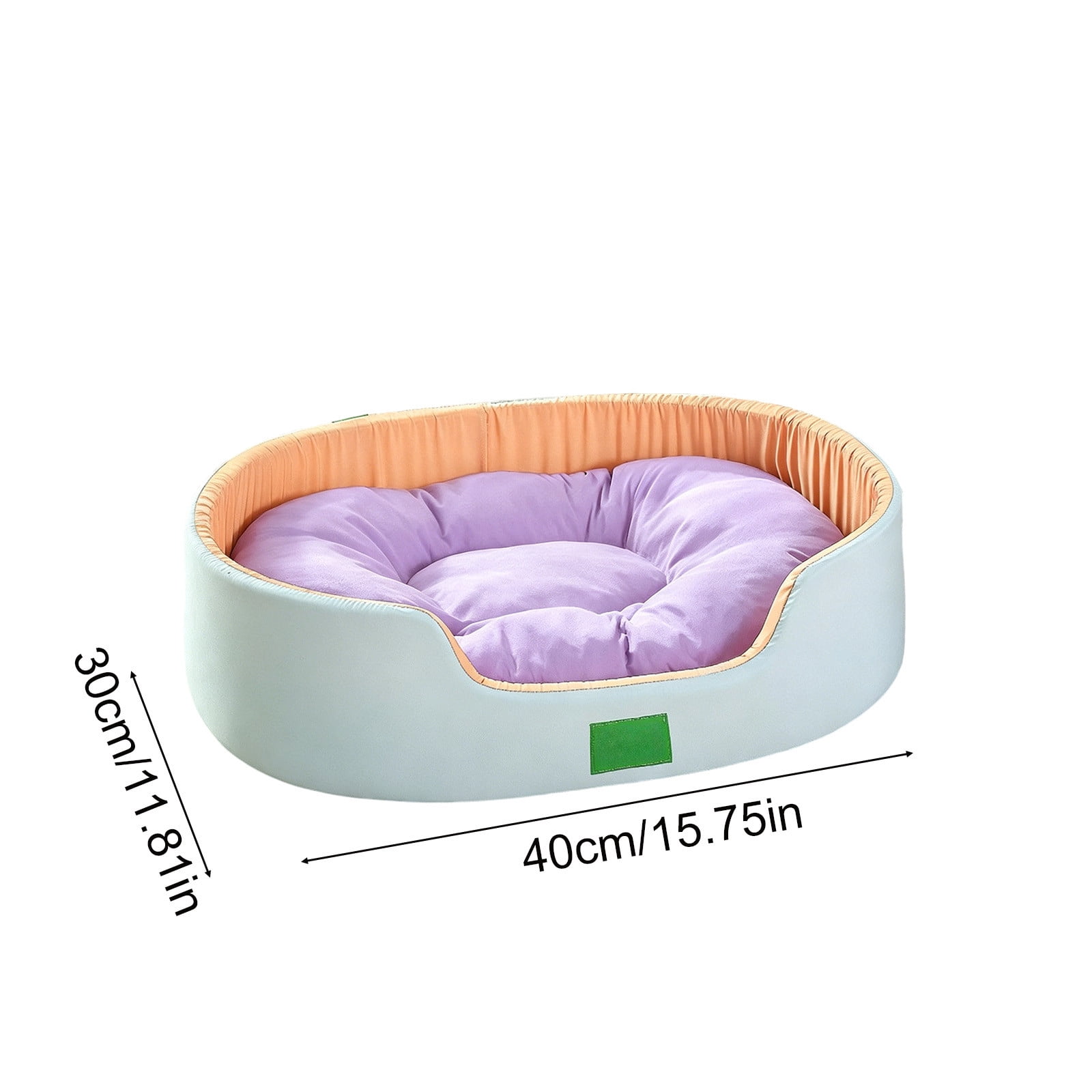 Cat Dog Beds for Indoor All Season Cats Pet Kennel Washable Cats Bed Dog Blanket with Removable Cover Bed Pad
