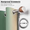 thumbnail image 2 of Outdoor Curtains for Patio Waterproof, Sage Green Yellow Ombre Outdoor Privacy Panels Grommet, Farmhouse Modern Gradient Art Blackout Outside Curtains for Porch/Cabana/Pergola/Gazebo 54"x95", 1 Panel, 2 of 8