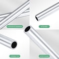 thumbnail image 2 of Tubo redondo de aluminio 6063 de 250 mm, 9 mm ID 12 mm OD, 1 paquete de tubos de aluminio sin costura para manualidades DIY [0.35x0.47x9.8IN], 2 of 7