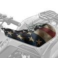 thumbnail image 5 of Binienty Universal ATV Seat Cover Camo American Flag ATV Seat Cover for Polaris Sportsman 570 450 850 Rancher Foreman Scrambler Waterproof Motorcycle Cushion Covers Four Wheeler Accessories, 5 of 8