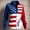 Dark Blue, variant on 250 Anniversary USA Shirt Usa Long Sleeve Shirt Women Long Sleeve Blouses Plus Size Tops Summer Lightweight Blouse Button Down Shirt Usa Long Sleeve Shirt Patriotic Blouse Top Red M