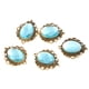 thumbnail image 4 of 5 Unids / pieza Ronda Colgante De Aleación De De Imitación Para Las Mujeres Teléfono Clave Decoración Accesorio Azul ácido Macarena Aleación de cristal colgante, 4 of 8
