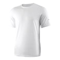 thumbnail image 5 of Men's Moisture Wicking Breathable Active Performance Tech T-Shirts Workout Shirt with Short Sleeve Size 3XL White, 5 of 9