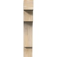 thumbnail image 2 of Ekena Millwork 5 1/2"W x 22"D x 34"H Westlake Block Smooth Bracket, Douglas Fir, 2 of 25