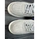 thumbnail image 4 of N I-K-E Air Force 1 High LV8 'Chenille Fluff Swoosh Shoe Size 11.5 Grey 806403-015, 4 of 6