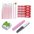 thumbnail image 1 of Juego de 5 piezas con bolígrafo, esponja, limas y moldes para un arte de uñas perfecto, kit profesional de extensión de uñas, 1 of 8