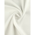 thumbnail image 6 of INSPIRE CHIC Women's Ruffle Neck Bubble Sleeve Elastic Cuff Button Office Blouse M White, 6 of 7