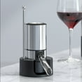 thumbnail image 2 of 2022 New Upmarket Air Pressure Electr Wine Aerat And Dispens Quick Decanter With Storage Base Silver Base, 2 of 6
