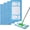 4 Pack-blue Wet Dry Pad, variant on Reusable Washable Mop Pads or Swier Sweeper Mop, 2-Pack Microiber Cleaning Cloths or Hard loors, Baseboards, Wet and Dry Dusting