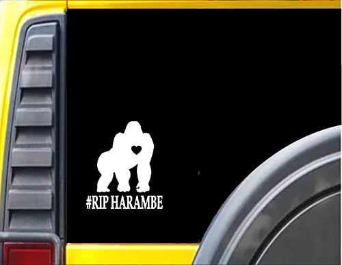 Car Truck SUV Cooler Tumbler Gorilla Pen /& Ink Art Vinyl Decal Sticker