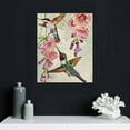 thumbnail image 5 of Nawypu   Birds Canvas Wall Art Hummingbird with Flowers Pictures Wall Decor Vintage Animals Artwork for Bedroom Living Room Decorations Ready to Hang, 5 of 5