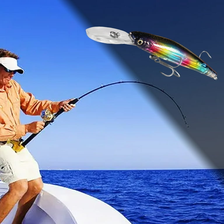 UDIYO 120mm/22g Fishing Lure 3D Fisheye Sharp Hook Bright Color