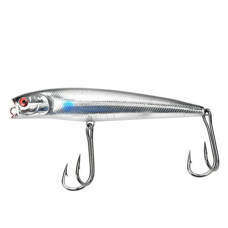 Fishing Hard Lures with Sharp Chicken Feet Hook Artificial ABS Swimbait Floating Bait B-01