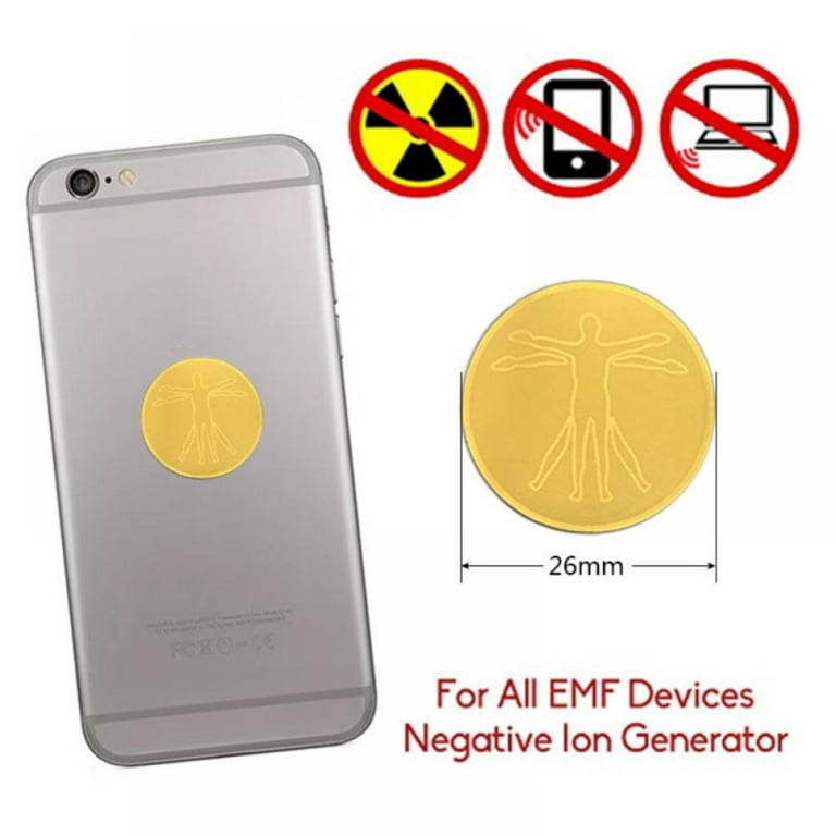 EMF Pro Radiation Protection Phone Stickers – Shungite EMF Protection  Stickers – EMF Blocker for All Devices – Electro Pollution and Wave Blocker  – Easy to Apply – Set of 6 Pieces : : Electronics