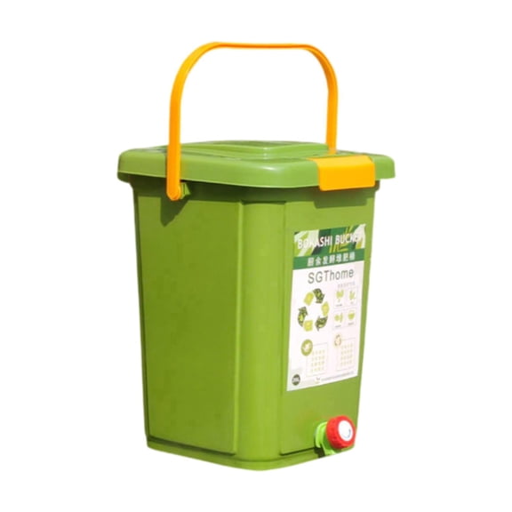 Moyitang Compost Bin Practical with Lid Sealed Fermentation Tank Composting Container 20L