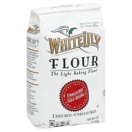 8 pack: White Lily Unbleached Self-Rising Flour - 5 lbs