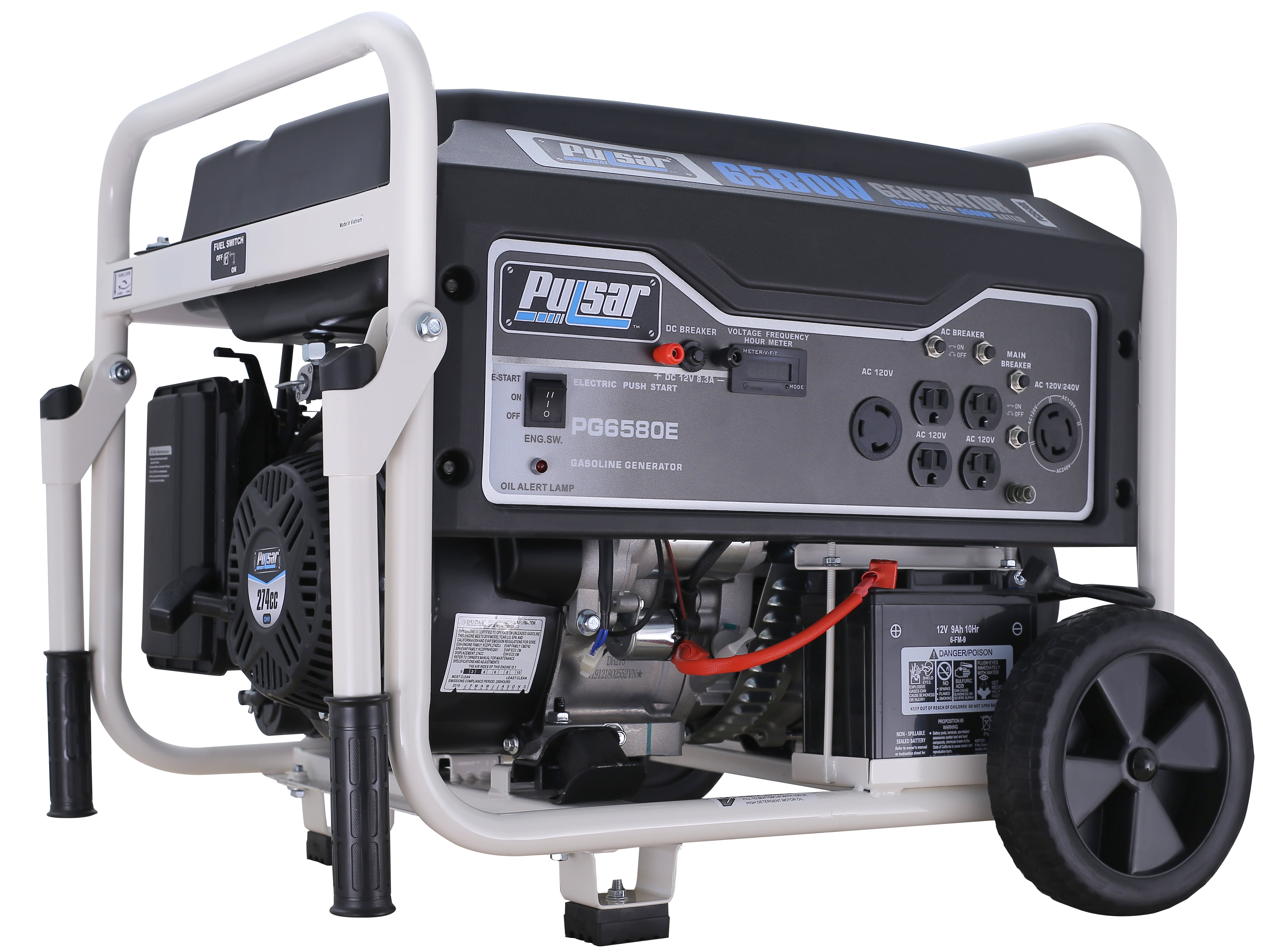Pulsar PG10000B Dual-Fuel Portable Generator 10 000 W for sale online 