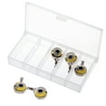thumbnail image 1 of 5PCS Fishing Deep Drop Underwater Round Shape Squid Strobe Flashing Bait Lure, 1 of 7