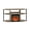 French Oak Grey/Black, variant on Brown open storage corner fireplace TV stand, 55-inch TVs, wood, veneer finish
