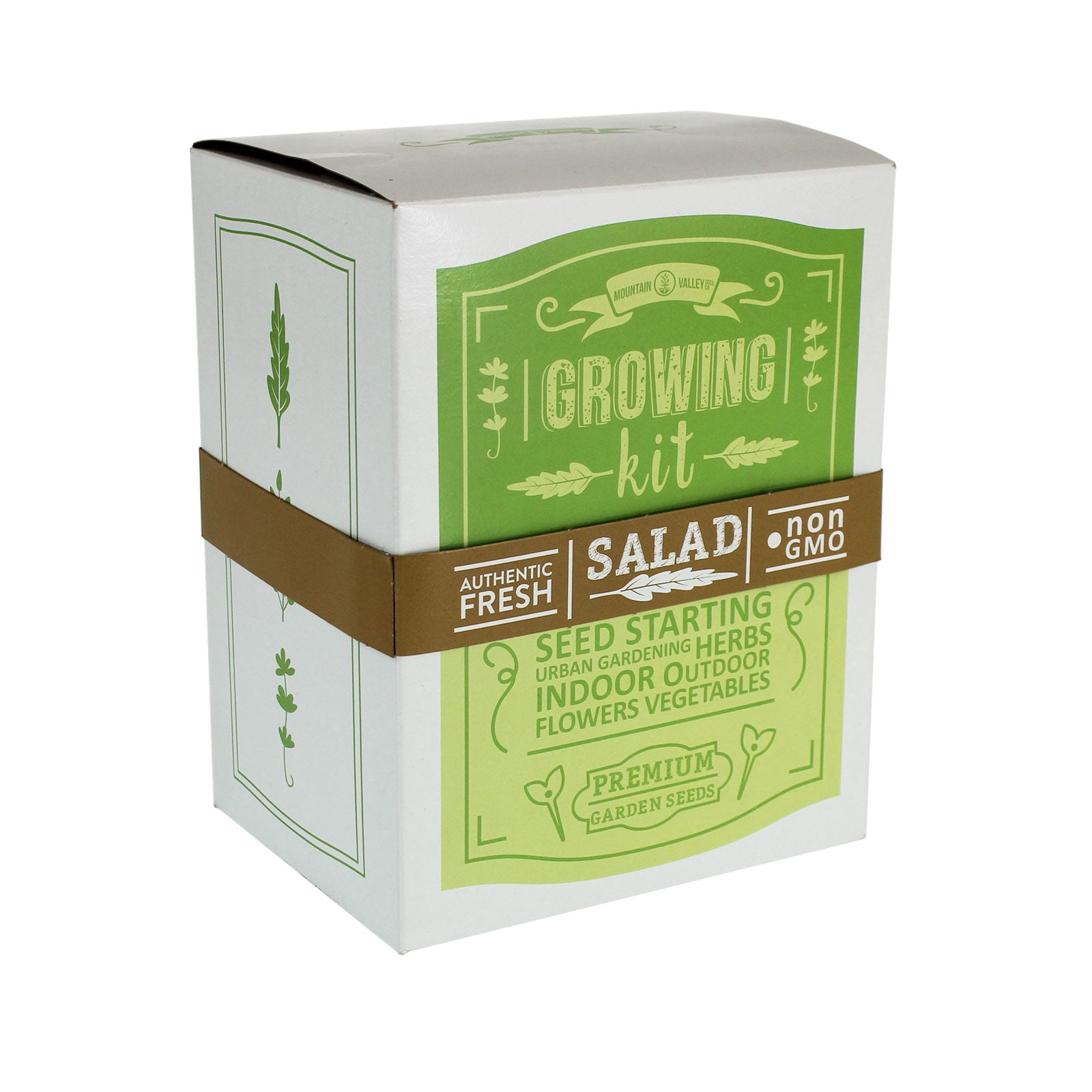 Mountain Valley Seed Company Gardening Seed Starter Kit with 6 Non-GMO Varieties (6 Count)