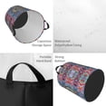 thumbnail image 5 of ZICANCN Psychedelic Art Laundry Basket Organizer - Dirty Clothes Hamper for Bathroom Kids Girls Boys Laundry Hamper Small, 5 of 8