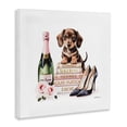 thumbnail image 2 of Stupell Industries Art Deco Luxury Books & Puppy Canvas Art, 17 x 17, by Amanda Greenwood, 2 of 8