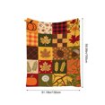 thumbnail image 3 of EGNMCR Throw Blanket, Throw Blanket for Couch Thanksgiving Pumpkin Maple Leaf Fruit Blanket Digital Print Flannel Blanket Warm And Cozy Nap Blanket Flannel Blanket, 3 of 6